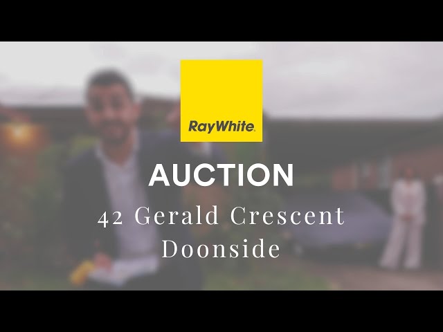 AUCTION - 42 Gerald Crescent, Doonside class=