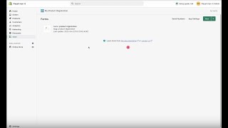 My Product Registration overview