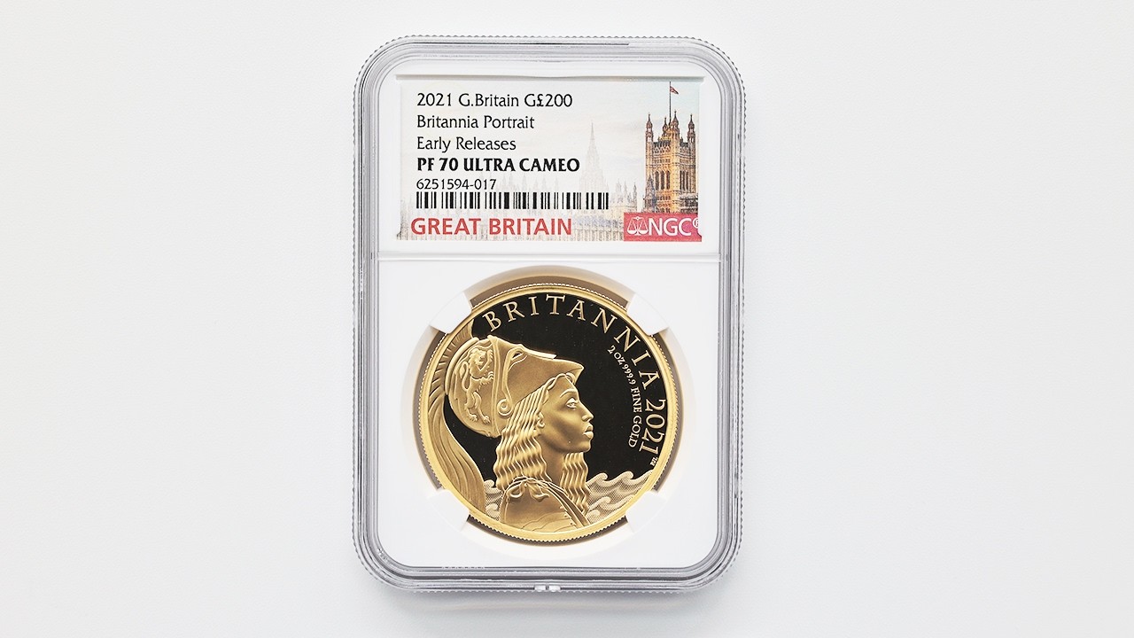 2021 英国（イギリス） プレミアム・ブリタニア 200ポンド 金貨 2