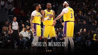 Lakers 125, Wizards 120: Lakers finish off 5-1 road trip