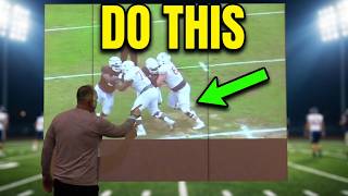 Texas OC/OL coach Kyle Flood - Tram (Tackle/TE) Gap Scheme combo