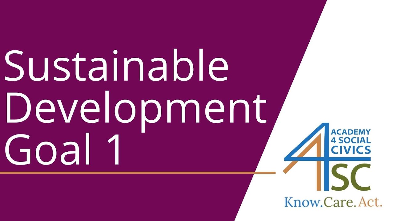 Sustainable Development Goal 1: No Poverty - SDG Series | Academy 4 Social Change