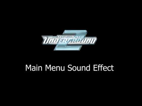 Need For Speed Underground 2 2004 Main Menu Sound Effect 
