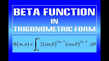 ADVANCED - Beta Function in trigonometric form