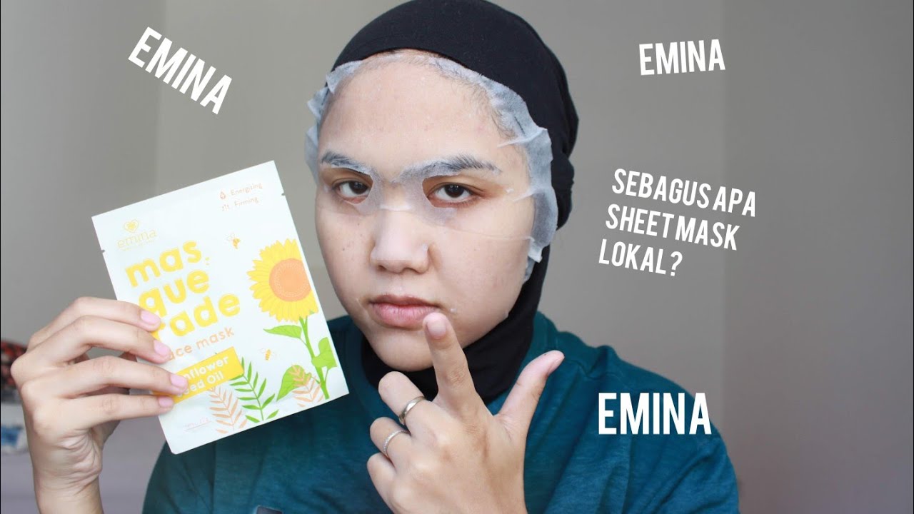 beautycon SHEET MASK LOKAL? AMAN GAK TUH? | Emina Masquerade