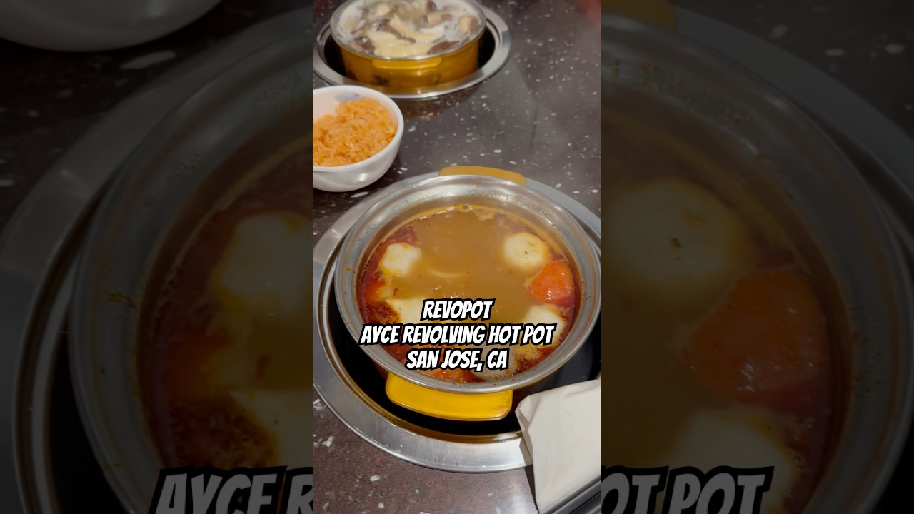 NEW AYCE Revolving Hot Pot Spot in East Side San Jose, CA!