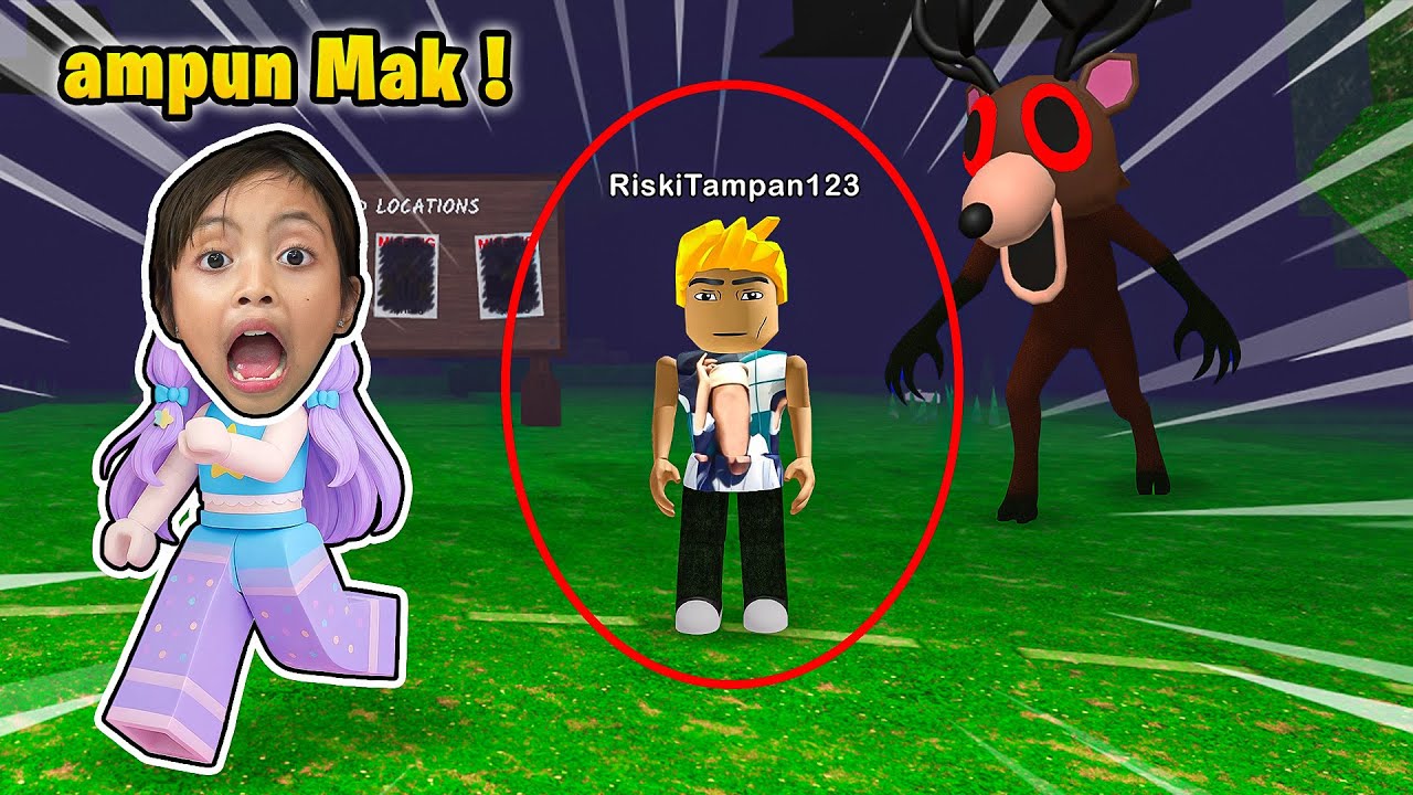 RISKITAMPAN123‼️MEMANGGIL RUSA KUTUKAN SAMPAI LEIKA TAKUT [ KOMPILASI ROBLOX ]