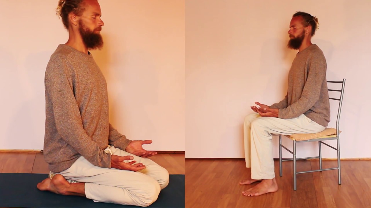 How to Sitting correctly for pranayama and meditation sessions YouTube