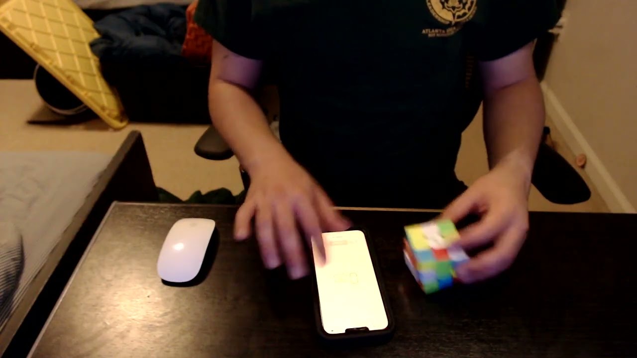 My first 5/5 ZBLL Ao5 on cam! (20.59 Ao5)