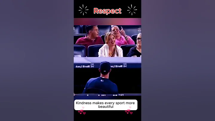 Kindness Beyond the Game 💖🏆 #kindnessiscool