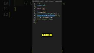 Go Interview Qna Check If Key Exists In A Map Golang Shorts