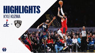 Highlights: Kyle Kuzma records double-double vs. Nets | 03\/27\/24