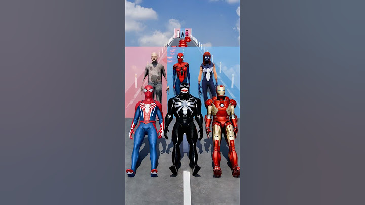 GTA V New Kiss Run Spider-man vs Venom & Iron man Funny Epic Challenge! #gta
