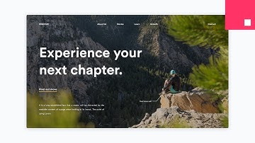 Design and Animate a Dribbble Worthy Website using Invision Studio | Part 2