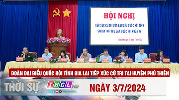 Chương trình Thời sự THGL ngày 3/7/2024