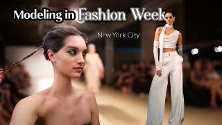 What it's like to be a model in New York Fashion Week!