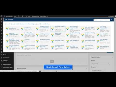 Setup Front page background with a single search form