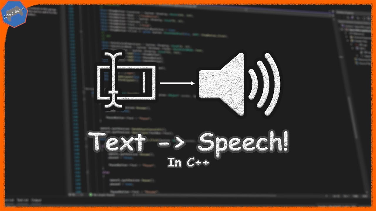 how to make text to speech in c