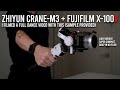 The Smallest Powerful Filming Setup | Zhiyun Crane M3 Review With Fujifilm X-100V