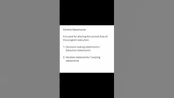 Computer science plus one chapter 7 Control Statements Part 1 #controlstatements #decisionmaking #if