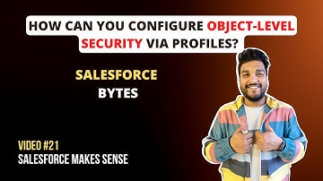 How can you configure Object-Level Security via Profiles | Salesforce Bytes - Salesforce Makes Sense