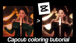 Capcut coloring tutorial