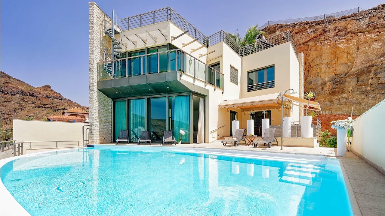 Unique design villa with a private pool and amazing sea views in Tauro