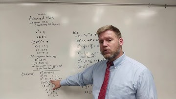 Saxon Advanced Math Lesson 10.C - Completing the Square