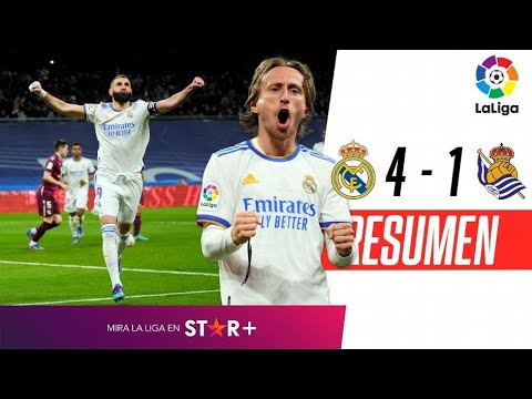 ¡EL MERENGUE COMENZÓ PERDIENDO Y TERMINÓ GOLEANDO! | Real Madrid 4-1 Real Sociedad | RESUMEN