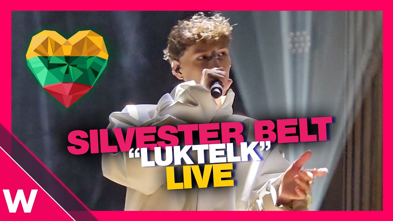 Vocal Coach Reacts to Silvester Belt - Luktelk LIVE Lithuania 1st Semi-Final  Eurovision 2024