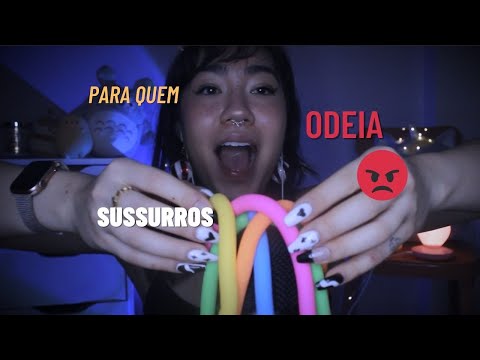 ASMR apenas com VOZ SUAVE (e testando BRINQUEDOS que TIRAM O STRESS)