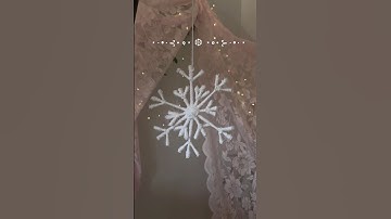 Free snowflake from q tips 🫶🏻❄️
