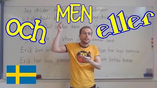 Konjunktioner: och, men, eller (sfi)