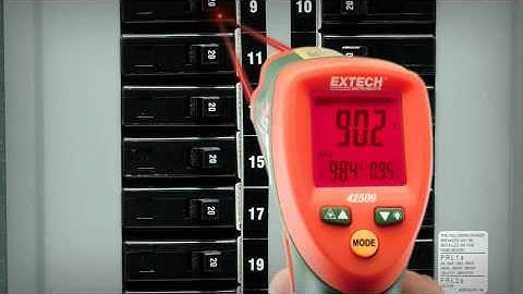 Extech Color alert infrared thermometer Product Video
