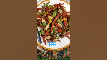 Sauteed Veggies | Food Videos| #shorts #youtubeshorts