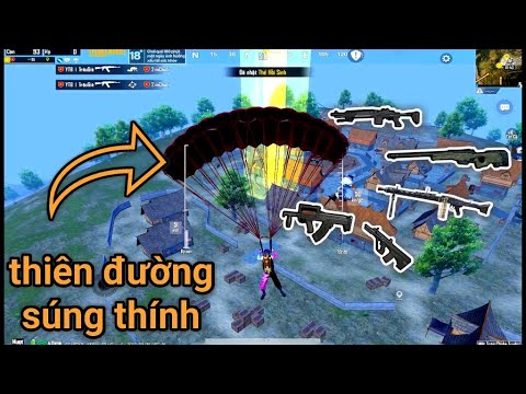 PUBG Mobile – Trải Nghiệm Khu Vực Full Súng Thính Cực Đông | Combo Mạnh Clear Team Là Dễ