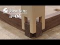 [woodworking] JOINT Ep04 :  Furniture leg tenon joint to fit corner 기둥 사개 (Korea Joinery)