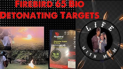 Firebird 65 BIO Detonating Targets