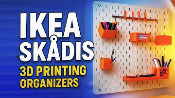 The Ultimate IKEA Skadis Upgrade Part 2: More 3D Printed Organizers!