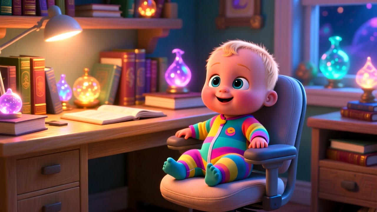 Study Desk Learning 123 📝🔢 Fun Counting Song for Kids | Learn Numbers 1 to 10 with Baby