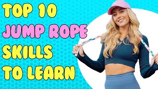 THE 10 COOLEST JUMP ROPE TRICKS TO LEARN THIS YEAR - anyone can learn these!!