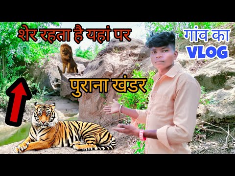 Yahan per Sher rahata tha || पुराना खंडर😲 || gaon ka piyara vlog || Official Adivasi vlogs SK