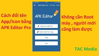 Hướng dẫn đổi tên App và Icon cho ứng dụng Android