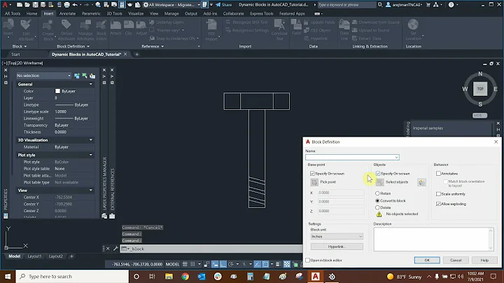 Dynamic Blocks with Visibility, Linear, & Lookup Parameters in AutoCAD - Part 4