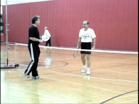 How do you watch an instructional video on pickleball?