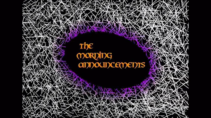 PTHS Morning Announcements Live Stream - October 20, 2017