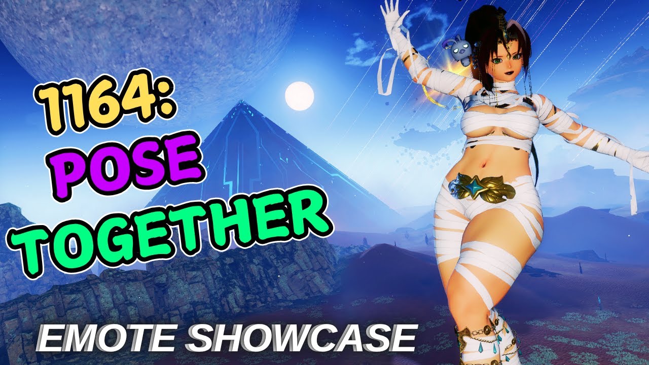 [PSO2 NGS] 1164: Pose Together  | Emote Lobby Action | 1164「一緒にポーズ」