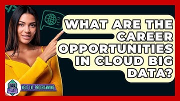 What Are The Career Opportunities In Cloud Big Data? - Next LVL Programming