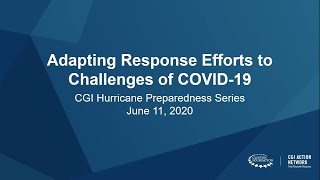 CGI Action Network Webinar: Adapting Response Efforts to Challenges of COVID-19
