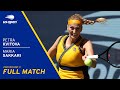 Petra Kvitova vs Maria Sakkari Full Match | 2021 US Open Round 3